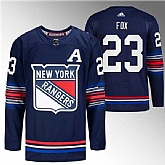 Men's New York Rangers #23 Adam Fox Navy Stitched Jersey Dzhi,baseball caps,new era cap wholesale,wholesale hats